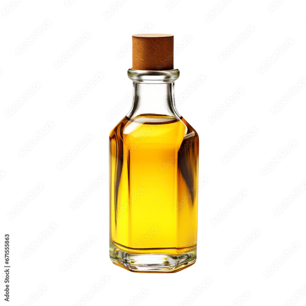 Hair Oil on a isolated white background.