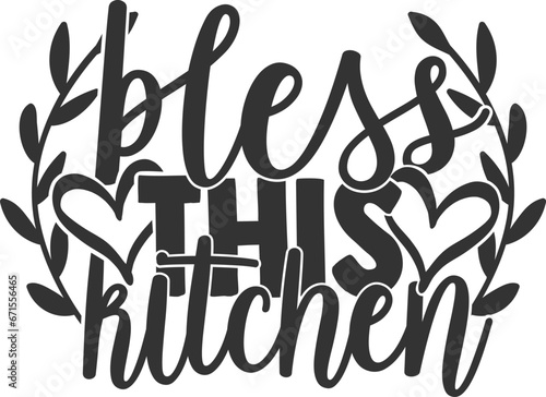 Bless This Kitchen - Kitchen Illustration