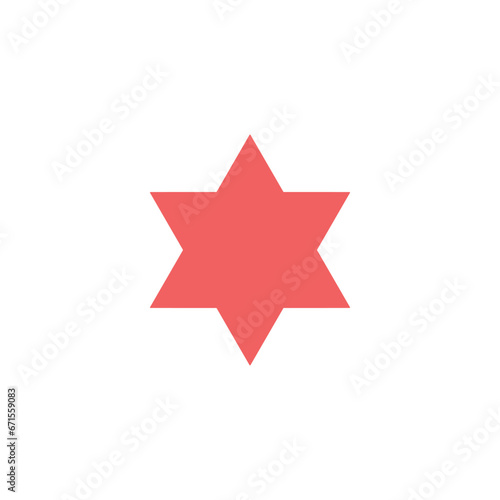  star icon vector on white background