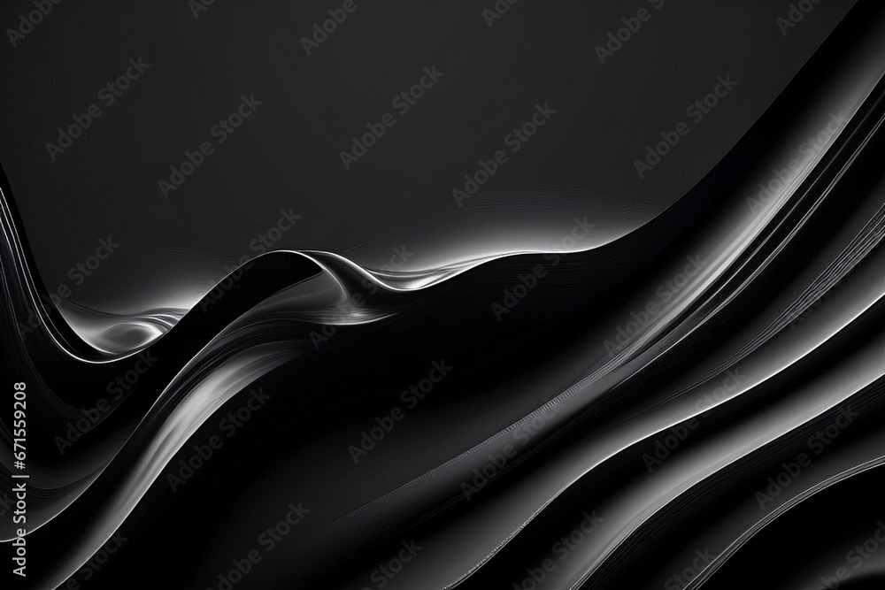 Obraz premium Geometry in Motion: Abstract Background with Dynamic Forms and Lines with generative ai