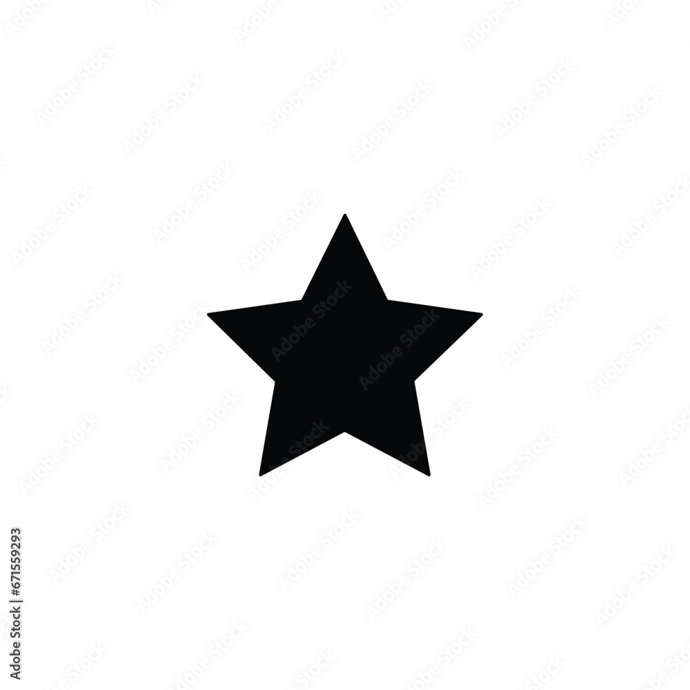 star icon vector on white background star icon vector on white background