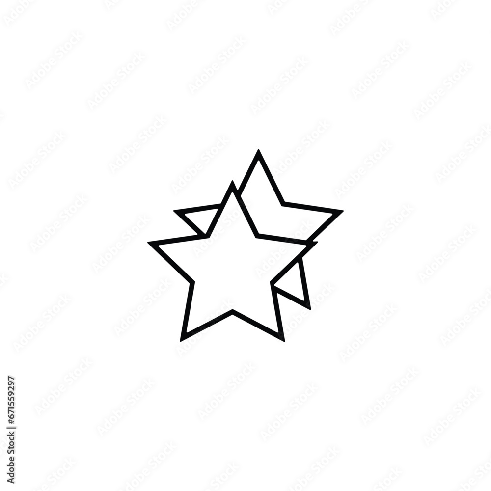 star icon vector on white background star icon vector on white background