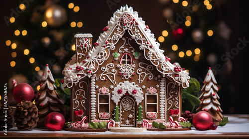 Christmas gingerbread house