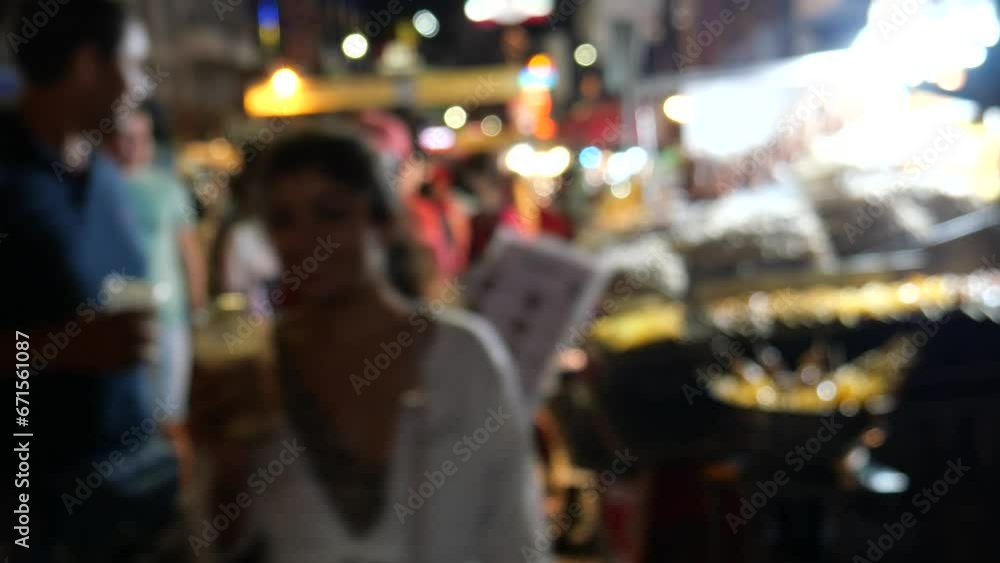 People in Bangkok's Chinatown. It is one of the world's largest and most renowned street food destinations. It is famous for amazing street food, lively dining, and authentic vibe. People in Bangkok's Chinatown. It is one of the world's largest and most renowned street food destinations. It is famous for amazing street food, lively dining, and authentic vibe.
