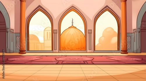 cartoon great big mosque photo