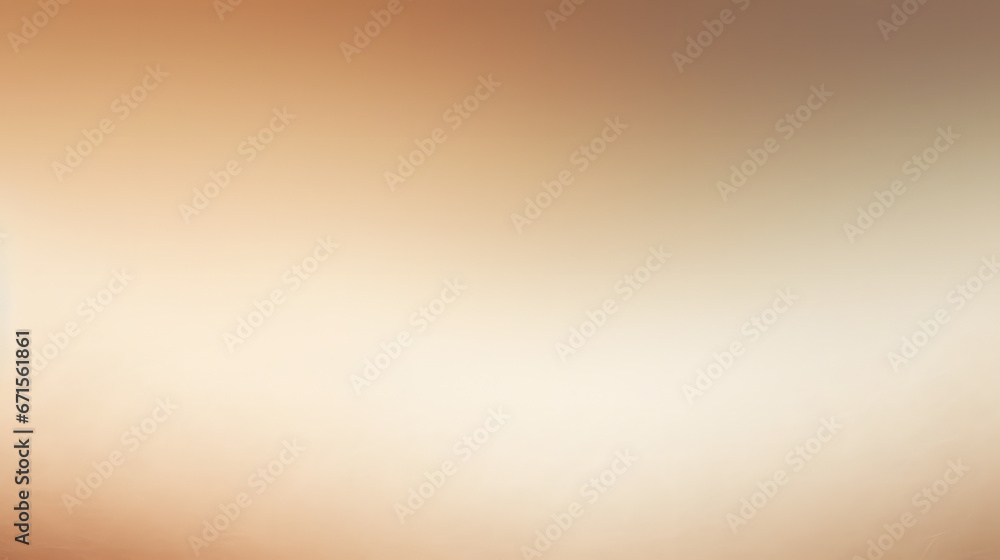 Abstract beige brown color gradient dark background grainy noise texture banner website header design. Generative AI. - obrazy, fototapety, plakaty 
