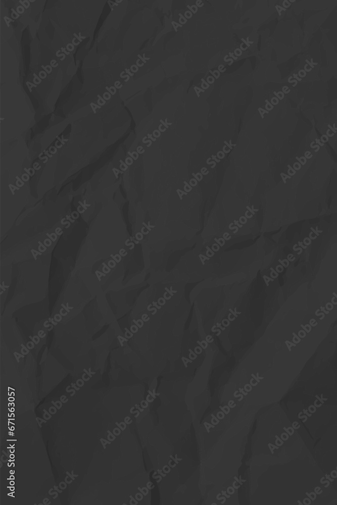 Black clean crumpled paper Black clean crumpled paper