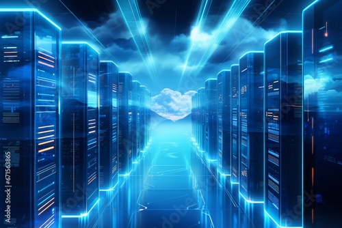 Cloud Technology Data Center for Secure Digital Storage