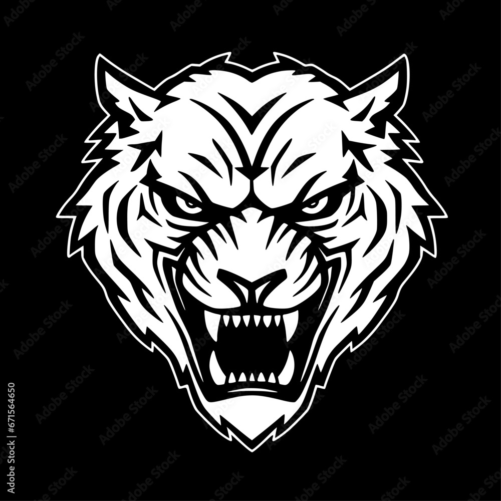 Fototapeta premium Tiger - High Quality Vector Logo - Vector illustration ideal for T-shirt graphic