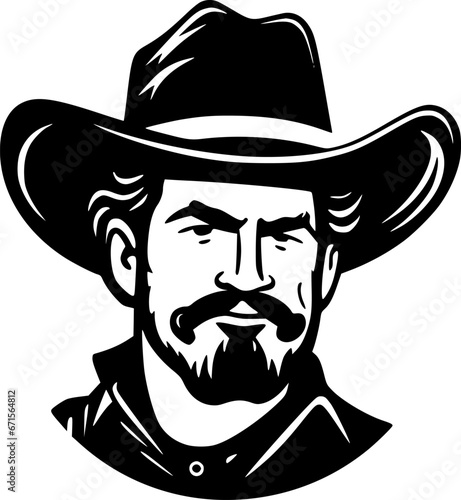 Western - High Quality Vector Logo - Vector illustration ideal for T-shirt graphic