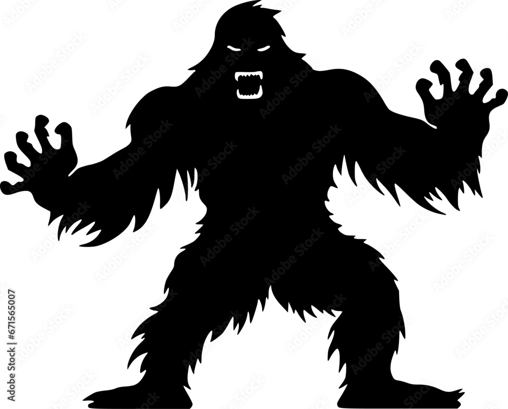 Bigfoot - High Quality Vector Logo - Vector illustration ideal for T-shirt graphic Bigfoot - High Quality Vector Logo - Vector illustration ideal for T-shirt graphic