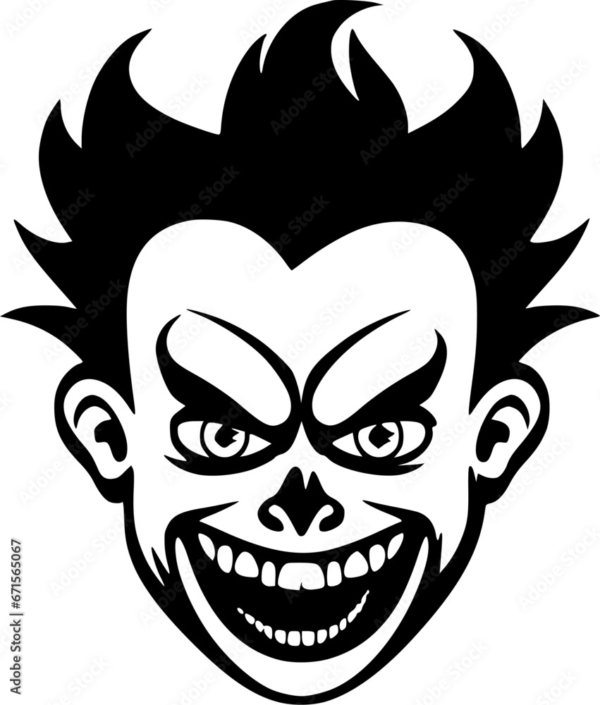 Fototapeta premium Clown - High Quality Vector Logo - Vector illustration ideal for T-shirt graphic