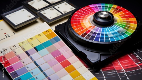 Color Calibration Swatches Represent Digital Craftsmanship in Photography and Design