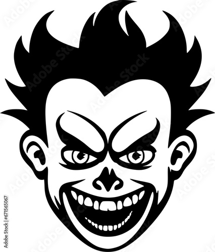 Clown - High Quality Vector Logo - Vector illustration ideal for T-shirt graphic