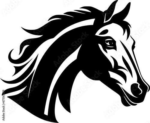 Horse - High Quality Vector Logo - Vector illustration ideal for T-shirt graphic