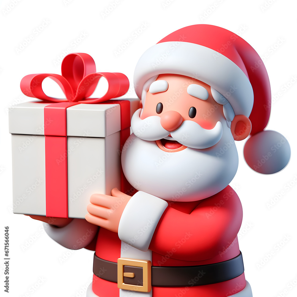 Santa Claus in 3d Santa Claus in 3d