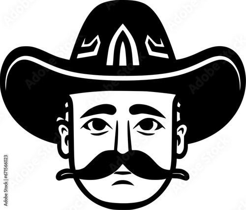 Mexican - High Quality Vector Logo - Vector illustration ideal for T-shirt graphic