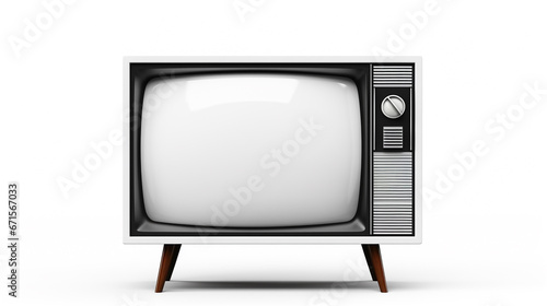 TV antiga minimalista para design gráfico