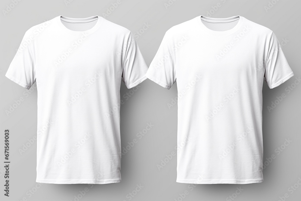Blank White T-Shirt Mockup Blank White T-Shirt Mockup