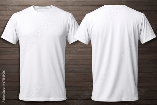 Blank White T-Shirt Mockup