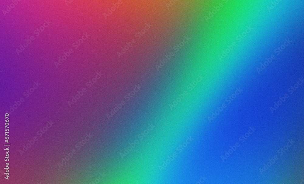 abstract rainbow purple pink green blue , template empty space shine bright light and glow , grainy noise grungy spray texture color gradient rough abstract retro vibe background