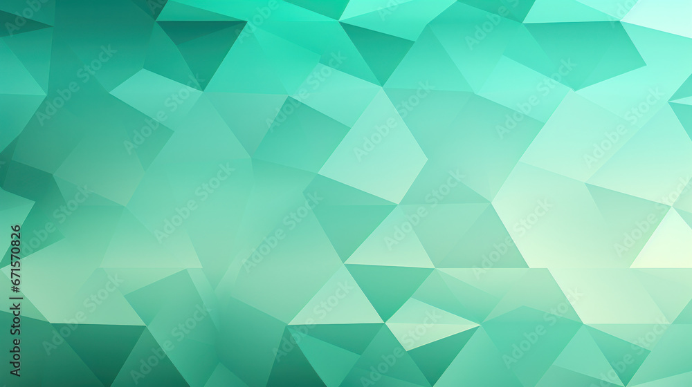 Obraz premium Low Poly Jade Mosaic Triangle