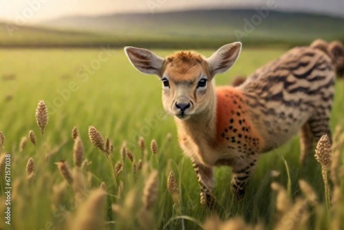 impala in the grass