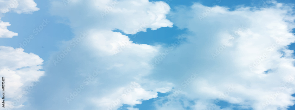 Naklejka premium The white blue sky watercolor smoke cloudy sea beach pattern underwater image wallpaper background modern summer template offer page use canvas banner marketing purpose use tiles marble tiles use