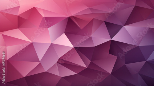 Low Poly Plum Triangle Mosaic Background
