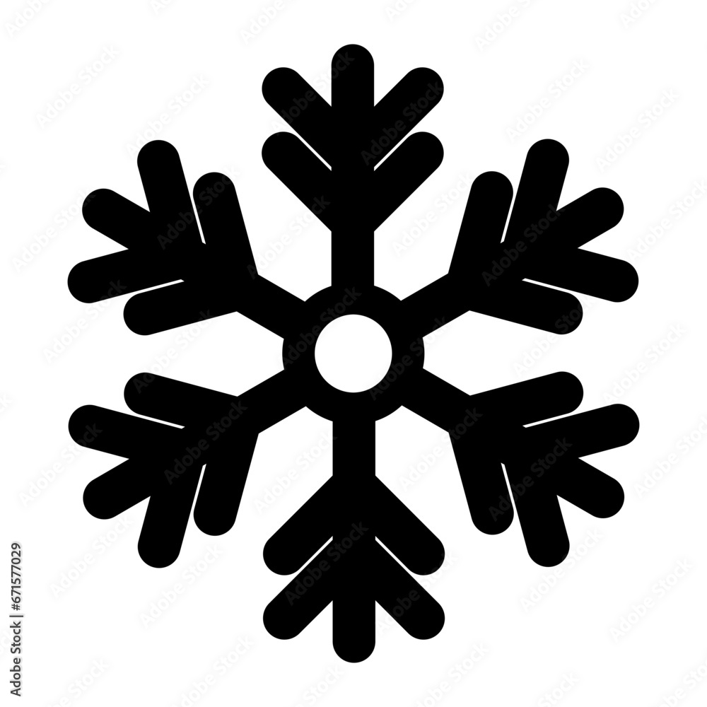 snowflake glyph icon snowflake glyph icon