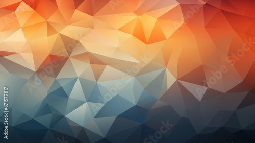 Low Poly Triangle Mosaic Background in Stylish Slate