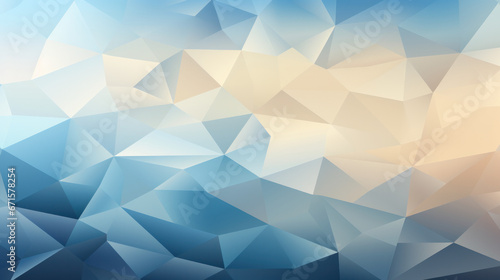 Low Poly Triangle Mosaic Background photo