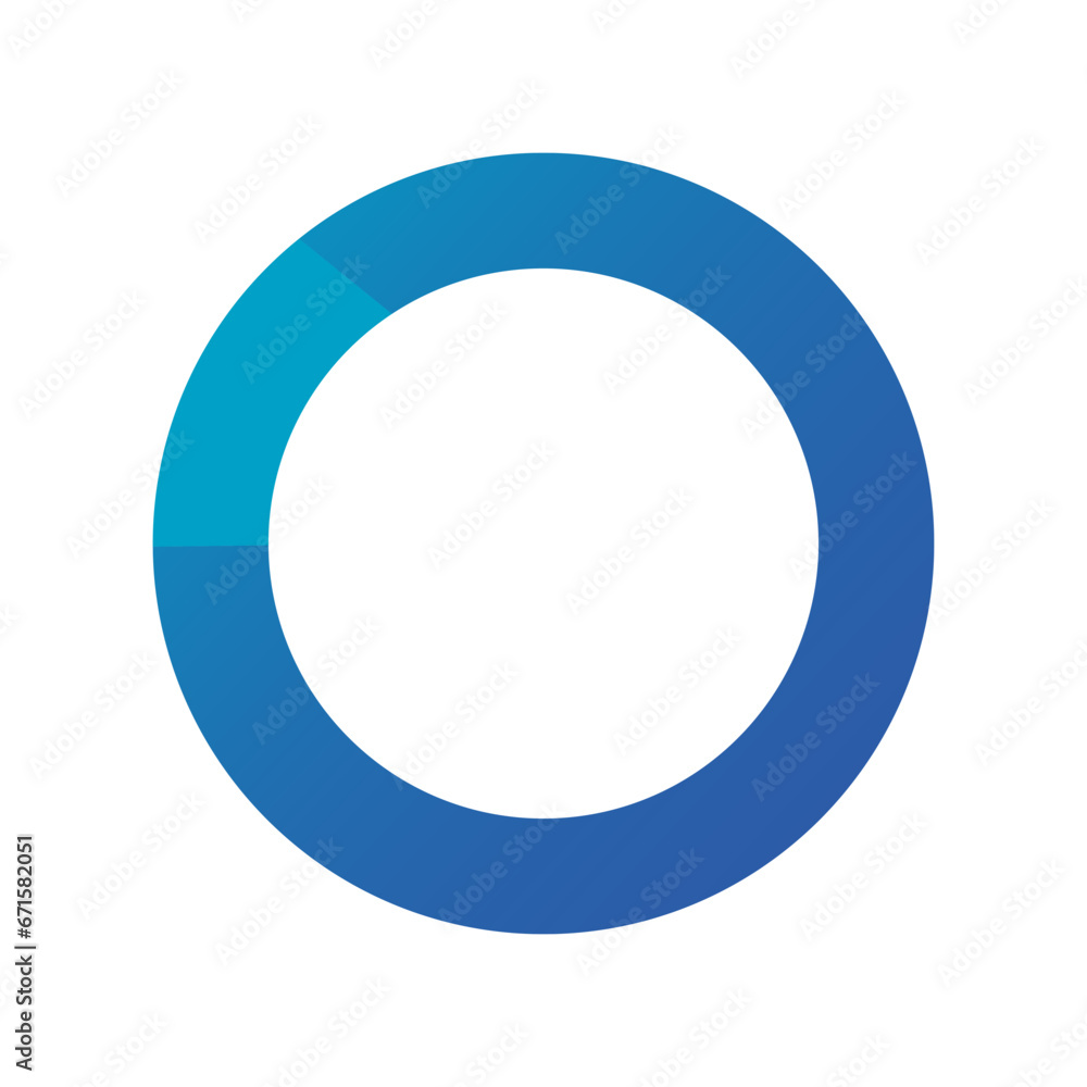 Vector circular loading icon flat design illustration. On white background Vector circular loading icon flat design illustration. On white background
