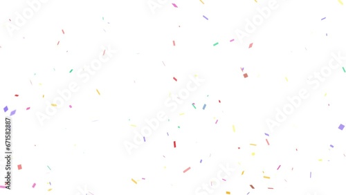 Confetti. Confetti Particles.  With Alpha Matte Channel.