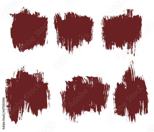 Ink abstract red grunge paintbrush background