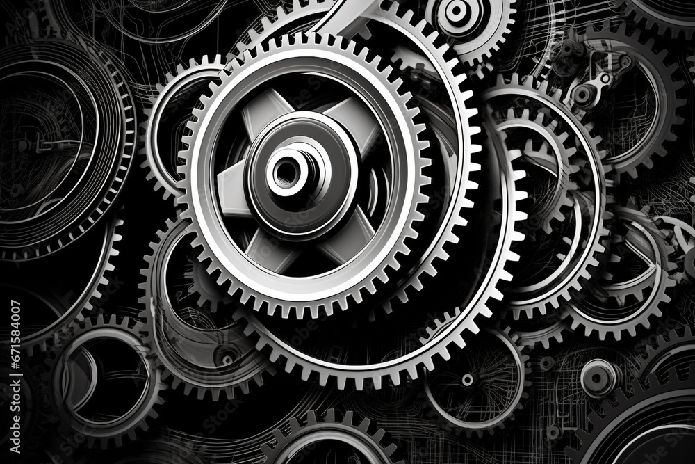 Abstract gear wheel mechanism background, machine and engineering tool equipment technology Abstract gear wheel mechanism background, machine and engineering tool equipment technology