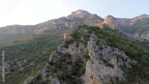 mountains near Toirano in the hinterland of Ligurian photo