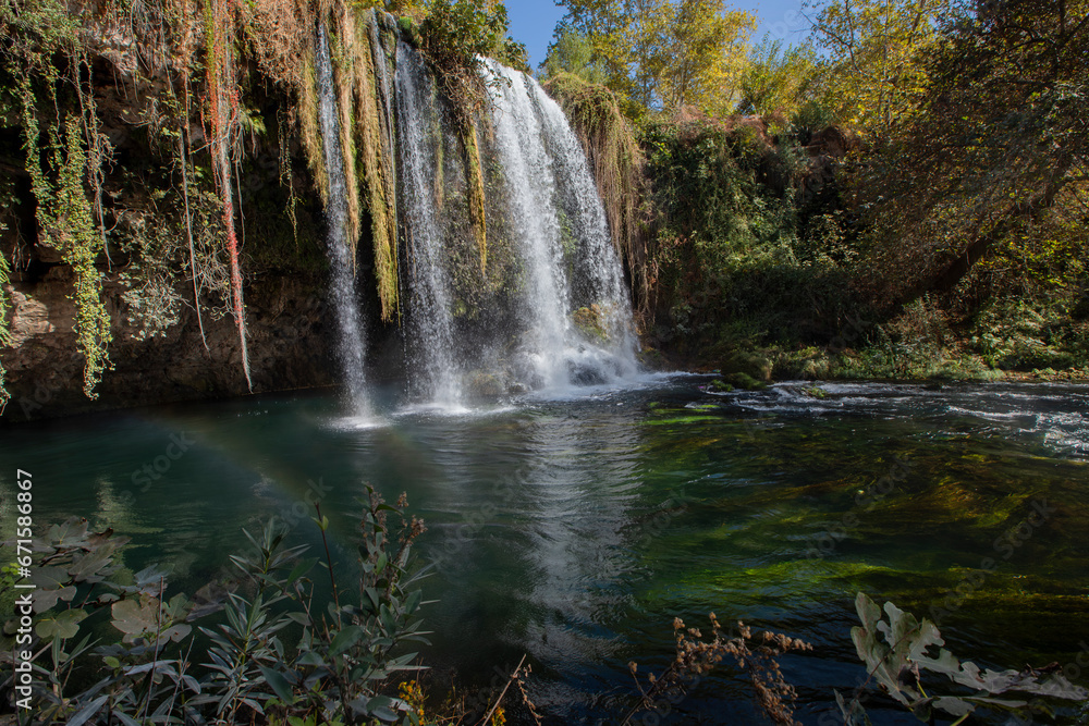 Upper Duden Waterfall is called as Alexander Falls as well and 10 km far from the city center. The paradise like hinterland of the waterfall is all in green in Antalya Upper Duden Waterfall is called as Alexander Falls as well and 10 km far from the city center. The paradise like hinterland of the waterfall is all in green in Antalya