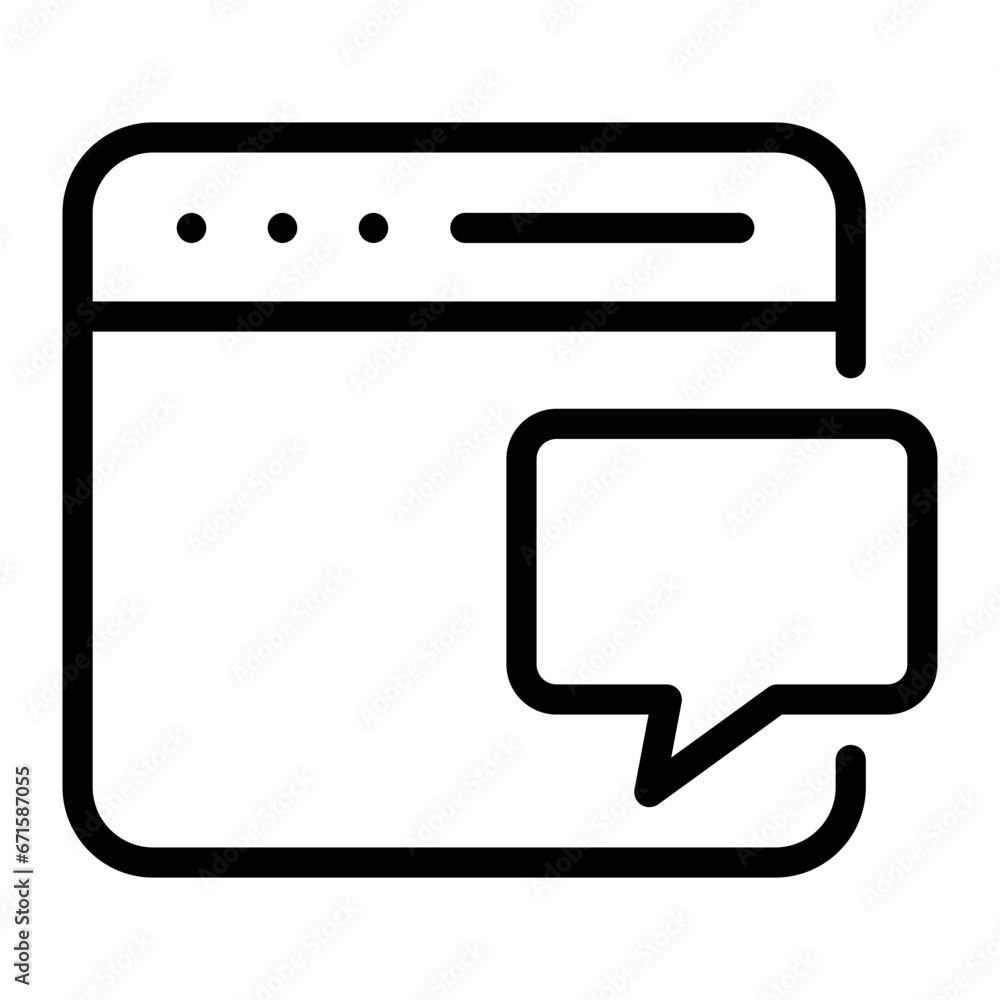 chat line icon chat line icon