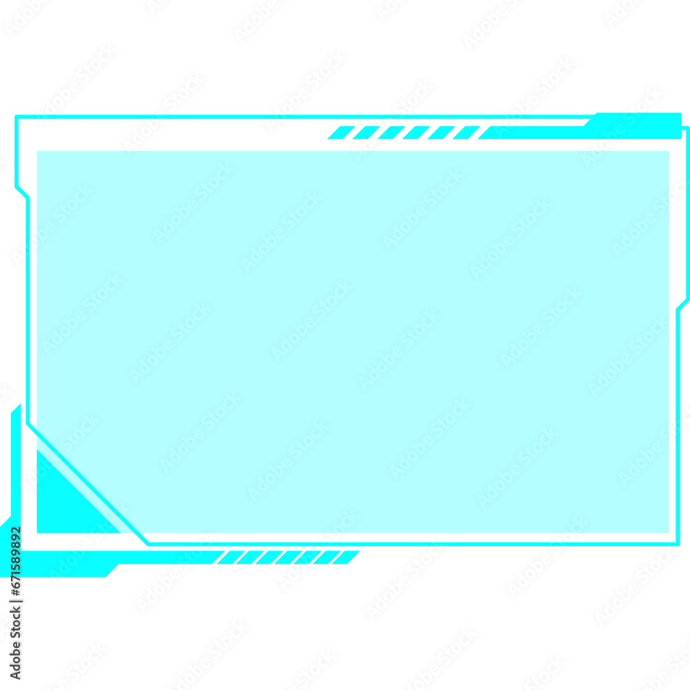 Futuristic HUD Textbox Futuristic HUD Textbox