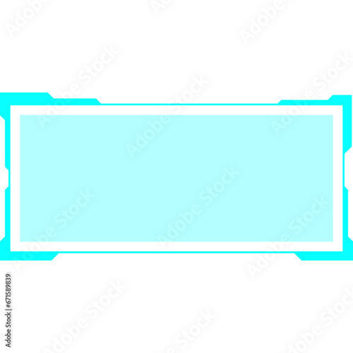 Futuristic HUD Textbox