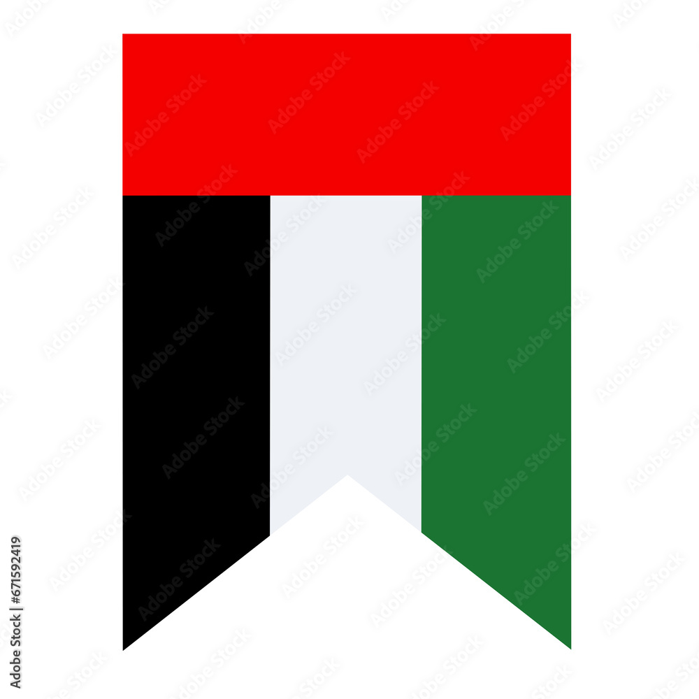 Flag of UAE illustration
