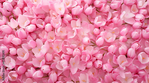 close up of pink tulips HD 8K wallpaper Stock Photographic Image 