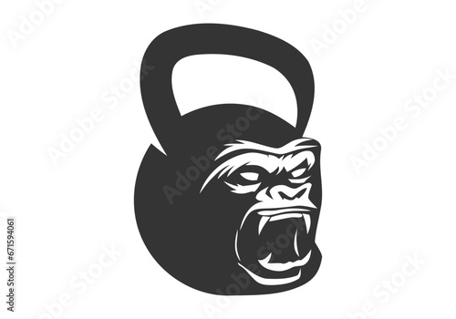 angry, animal, ape, boss, bow tie, cigar, cigarette, club, fitness, gaming, gorilla, gorilla head, gym, icon, illustration, King Kong, logo, mascot, monkey, muscle, pipe, power, silverback, smoke,