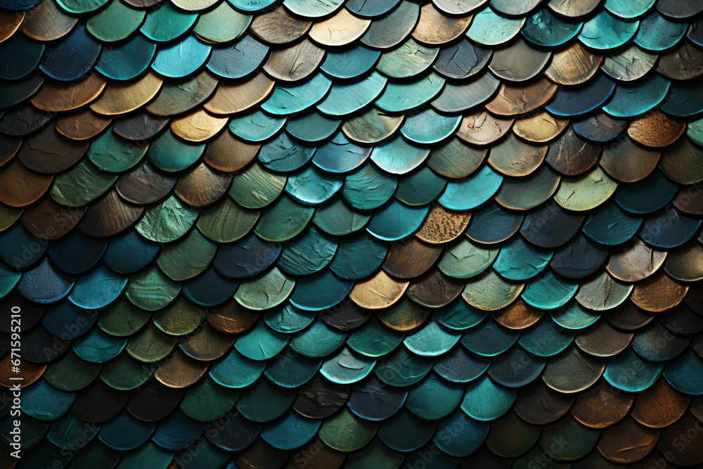 Abstract wood art texture green background with mosaic wood veneer tiles scales Abstract wood art texture green background with mosaic wood veneer tiles scales