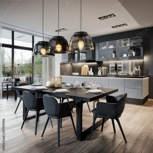 interior of a kitchen