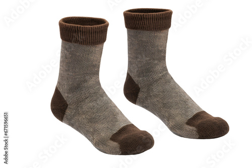 Men's Heavyweight Thermal Sock on transparent background..