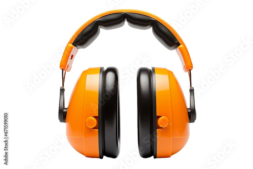 Ear Protection Isolated on Transparent Background. Ai