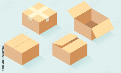 Cardboard boxes