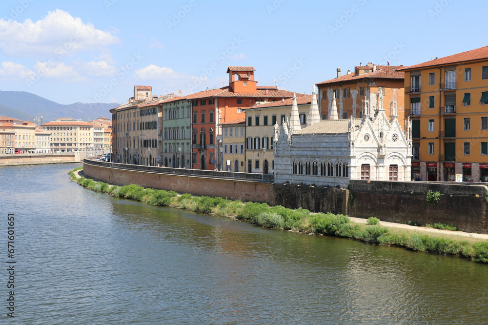 Les rives de l'Arno - Pise